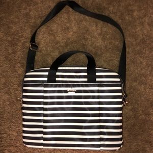 Kate Spade Laptop Bag. Never used. Black and White